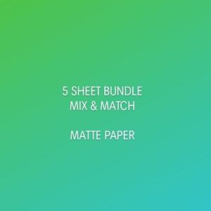 5 Sheet Mix & Match Bundle / Paper [Price Firm]